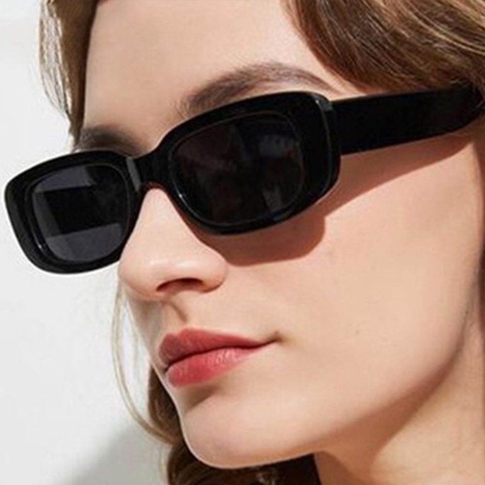 New Black On Black Unisex Vintage Fashion Lightweight PC Anti-Glare Sunglasses - Picture 12 of 14